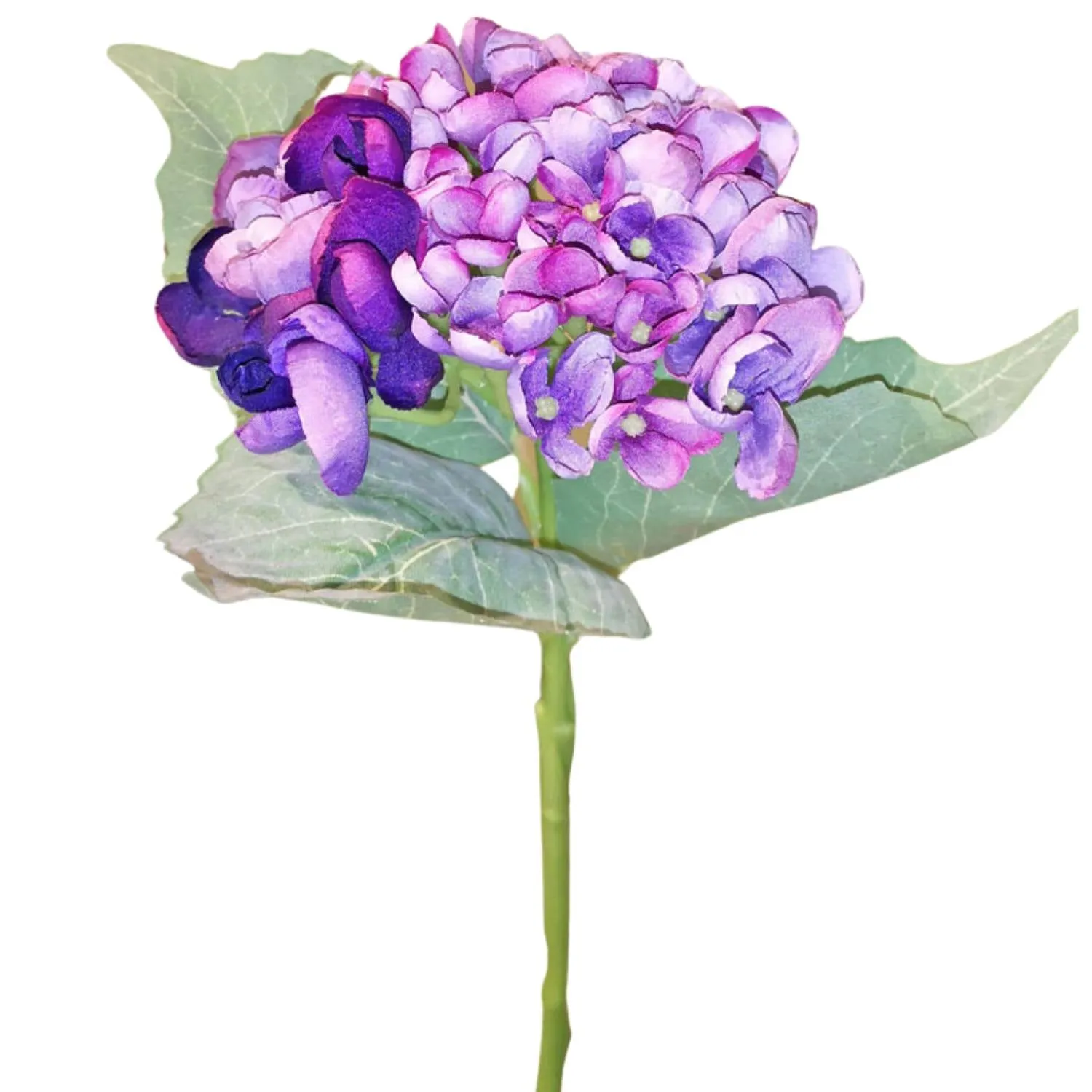 13" Purple Hydrangea Spray PL136 PUR