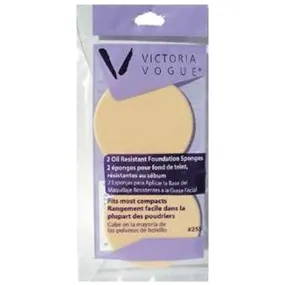 COLORA - Victoria Vogue Oil Resistant 2'S Foundation Sponges - 2 Pack