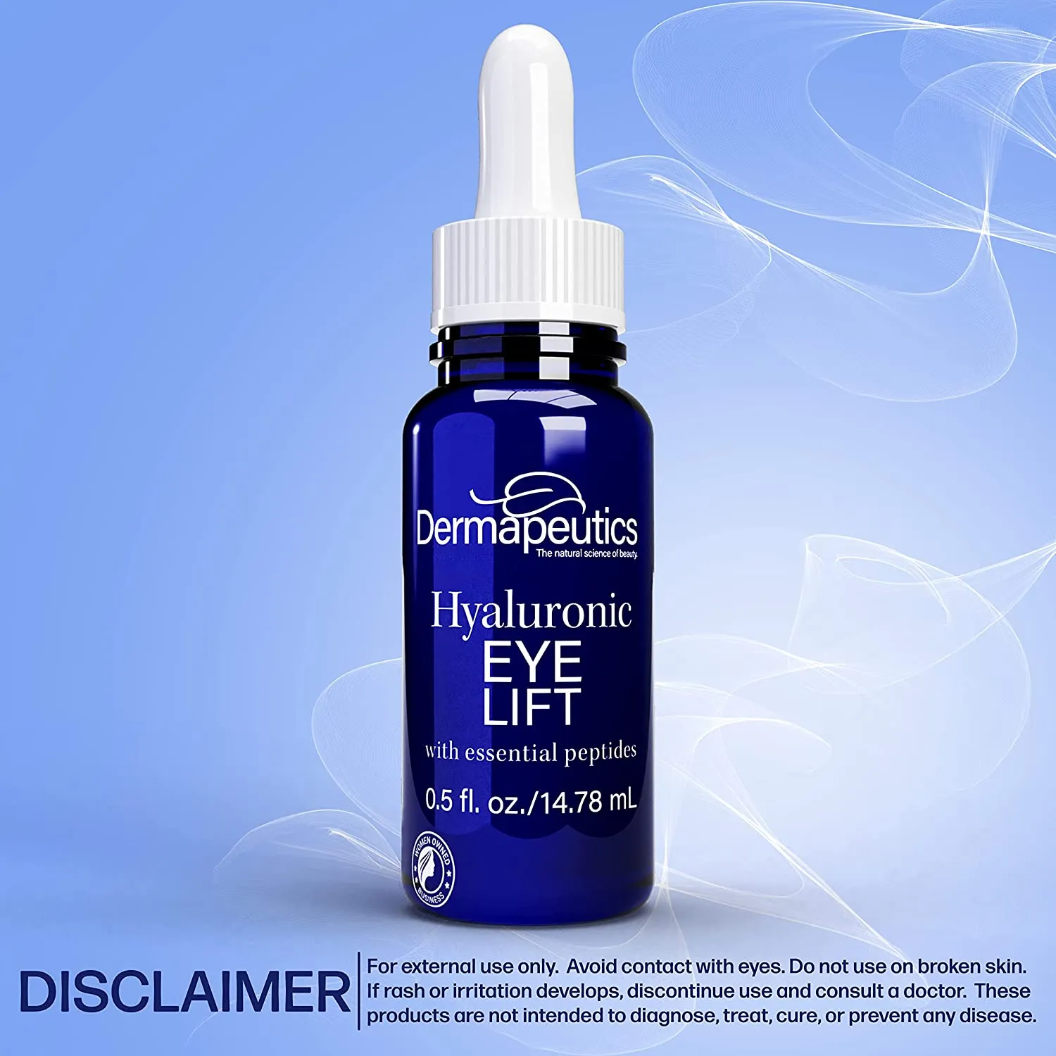 Dermapeutics Hyaluronic Acid Serum for Eyes, 0.5 oz