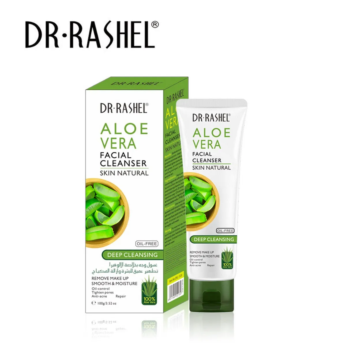 Dr. Rashel Aloe Vera Facial Cleanser Skin Natural Oil-Free Deep Cleansing 100g DRL- 1530