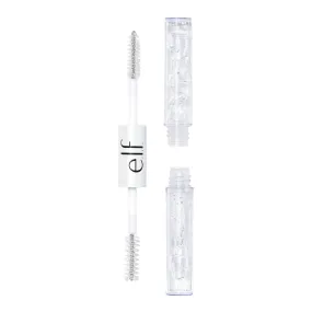 e.l.f. Clear Brow & Lash Mascara, Dual-Sided Clear Brow Gel & Mascara, Long-Wear Conditioning Formula, 0.084 Fl Oz