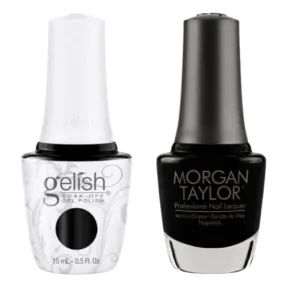 Gelish   Morgan Taylor Duo 15mL - Black Shadow