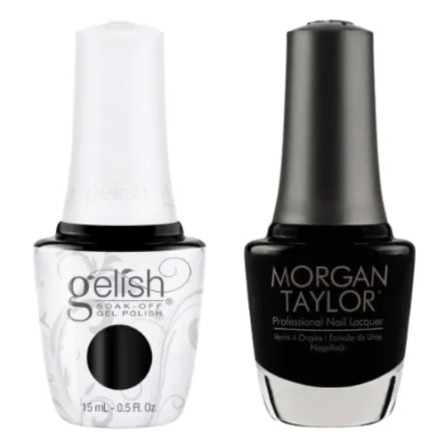 Gelish   Morgan Taylor Duo 15mL - Black Shadow