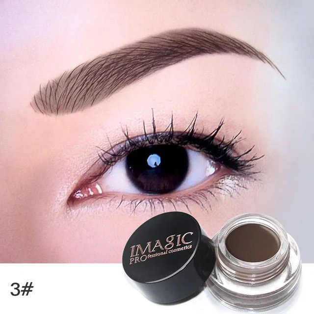 IMAGIC Professional Eye Brow Gel Tint Natural Long Lasting Waterproof  Eyebrow Eyebrow Cream  Makeup  Cosmetics With  Brush