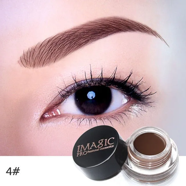 IMAGIC Professional Eye Brow Gel Tint Natural Long Lasting Waterproof  Eyebrow Eyebrow Cream  Makeup  Cosmetics With  Brush