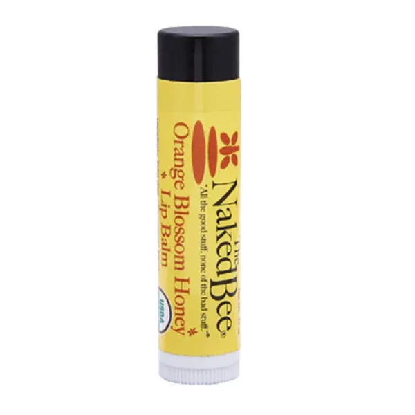Naked Bee Orange Blossom Honey USDA Organic Lip Balm .15oz