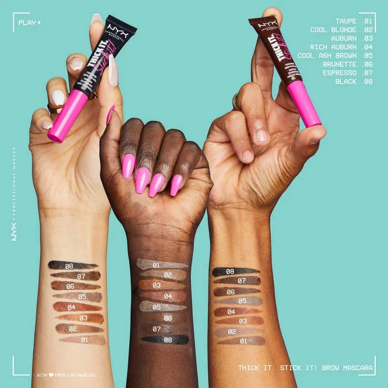Nyx Professional Makeup Thick It Stick It Brow Gel Mascara