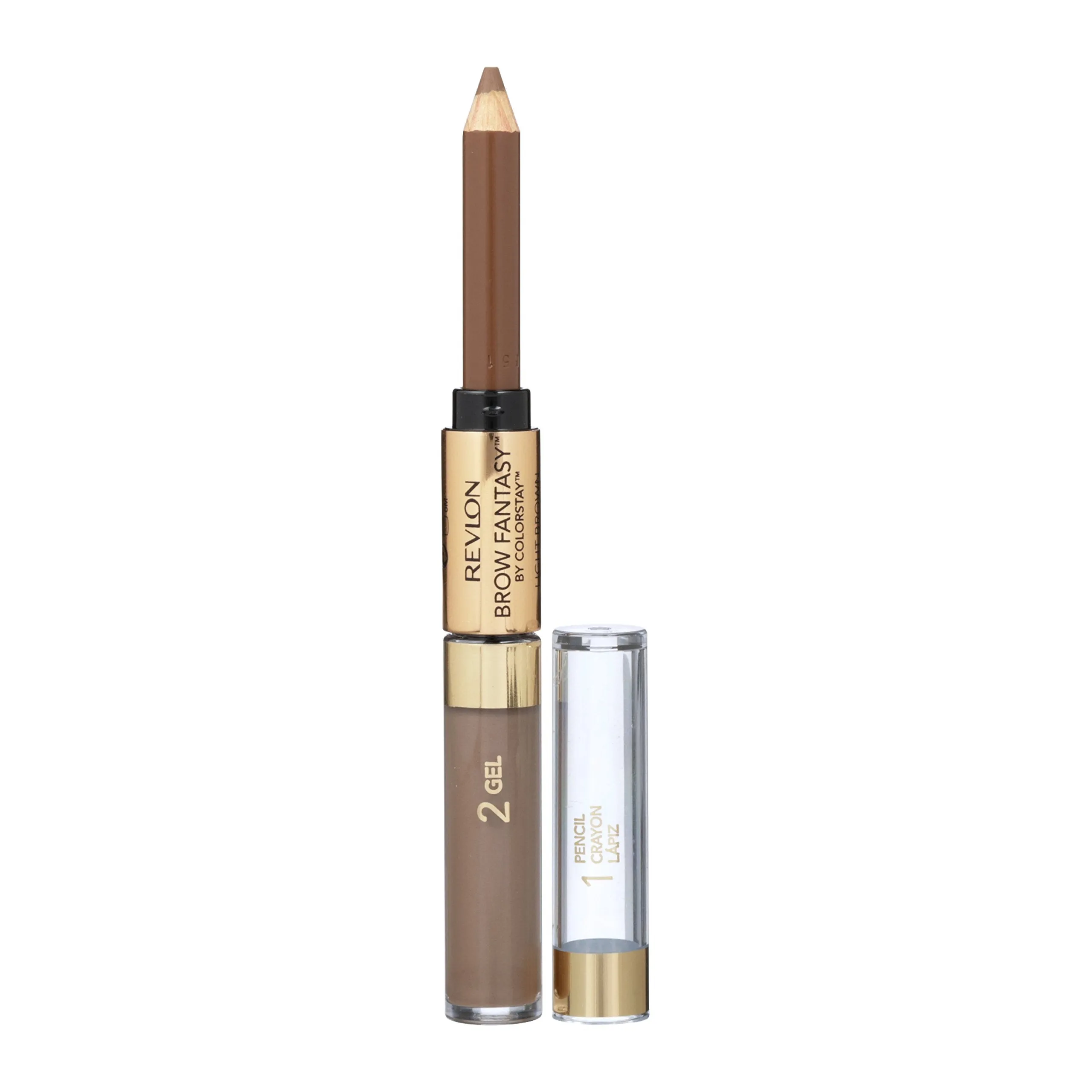 Revlon Brow Fantasy Pencil & Gel by ColorStay, Light Brown