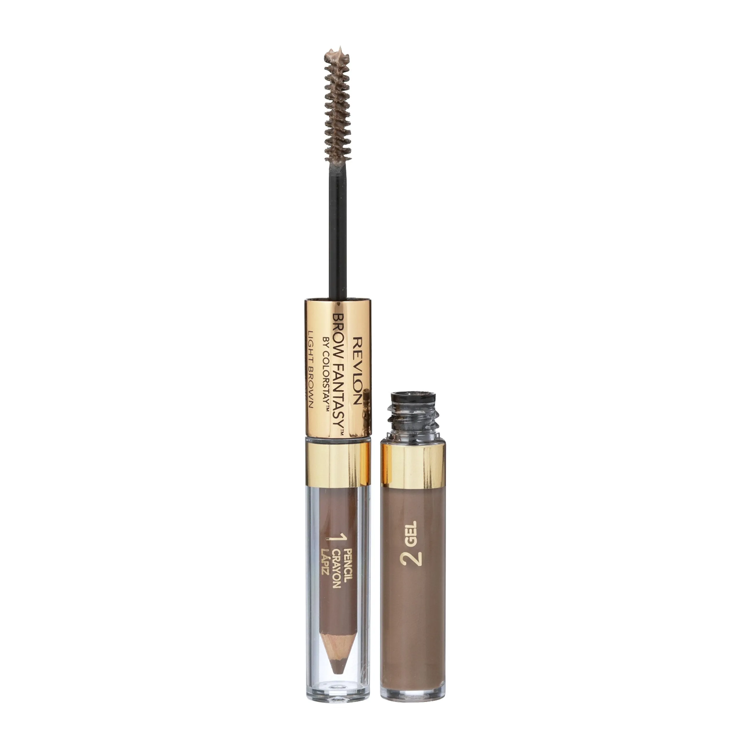 Revlon Brow Fantasy Pencil & Gel by ColorStay, Light Brown