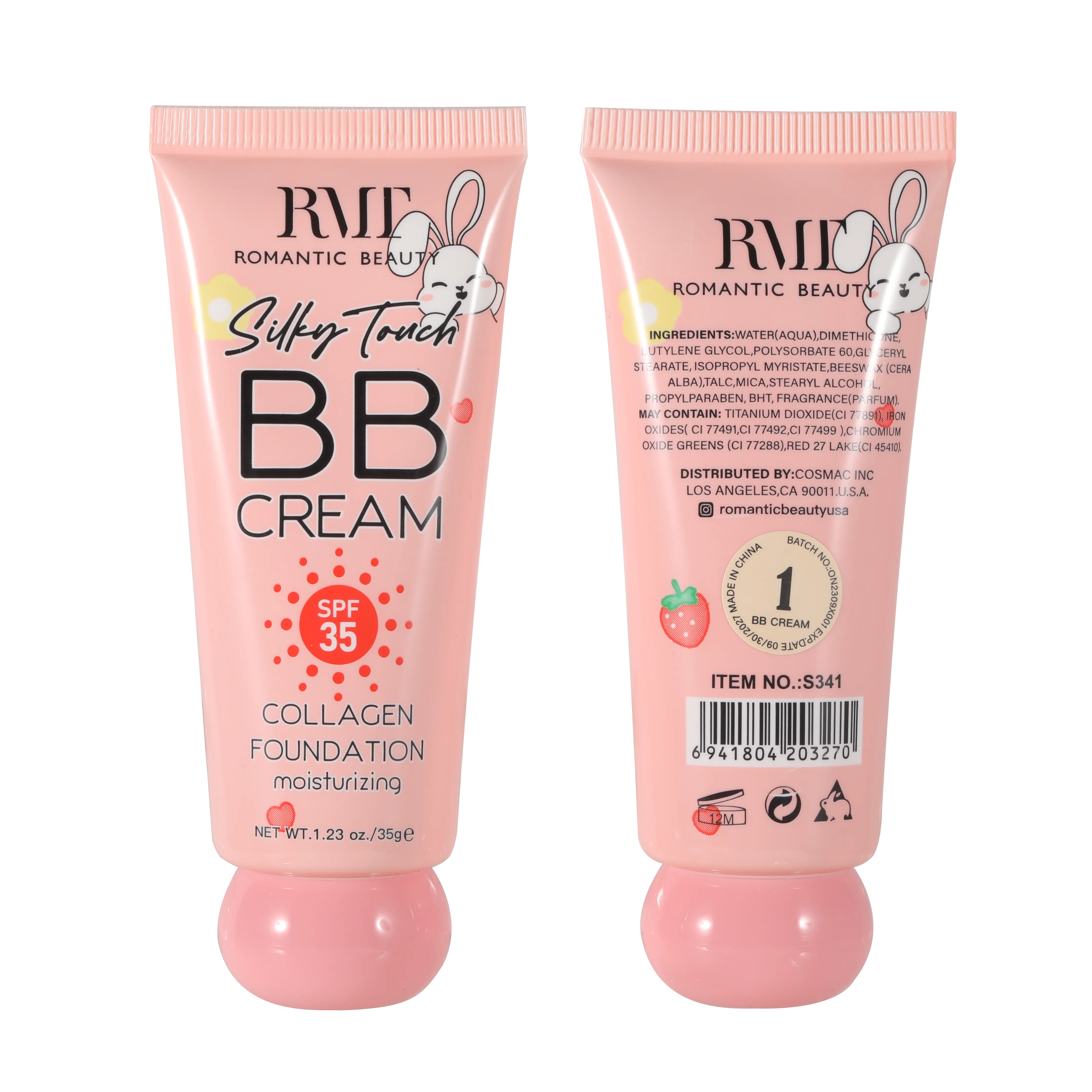 Silky Touch BB Cream Foundation SPF 35 w/ Hydrolyzed Collagen