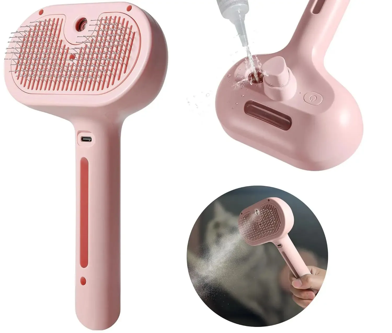 Spray Cat And Dog Pet Brush