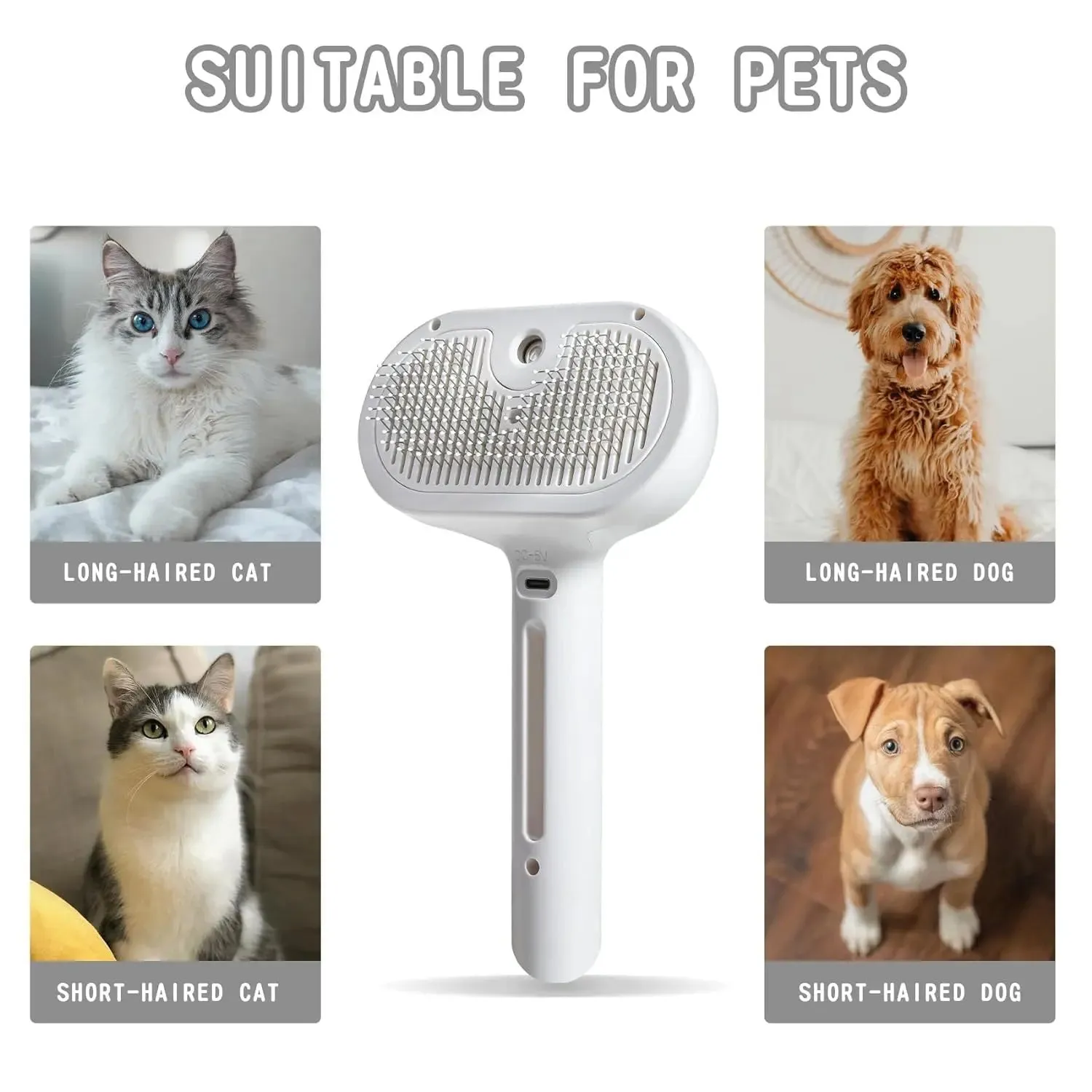 Spray Cat And Dog Pet Brush