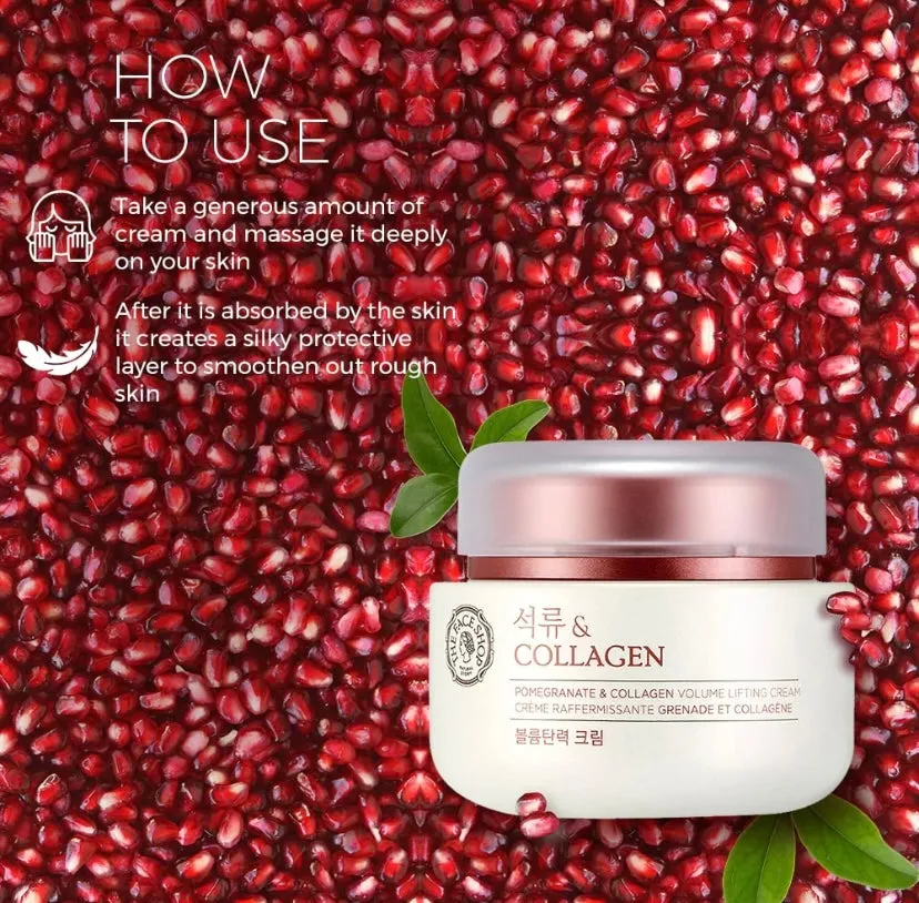 [The Face Shop] Pomegranate and Collagen Volume Lifting Cream